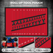 24-Piece Metric and SAE Ratcheting Wrench Set