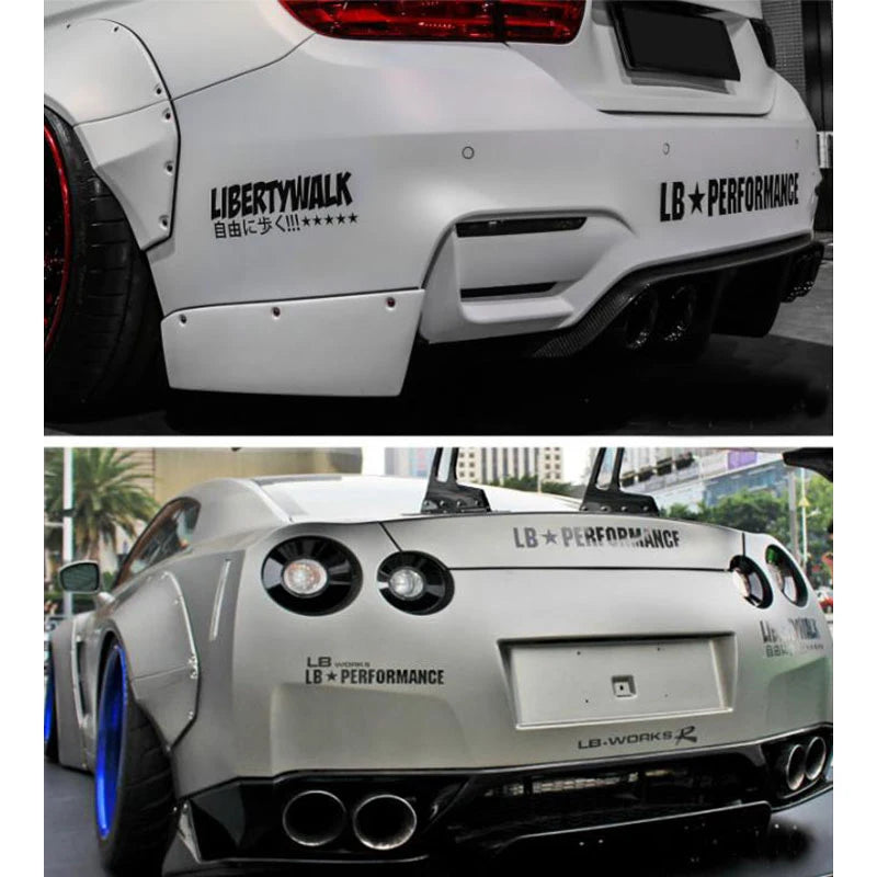 Liberty Walk Style Reflective Car Body Decal