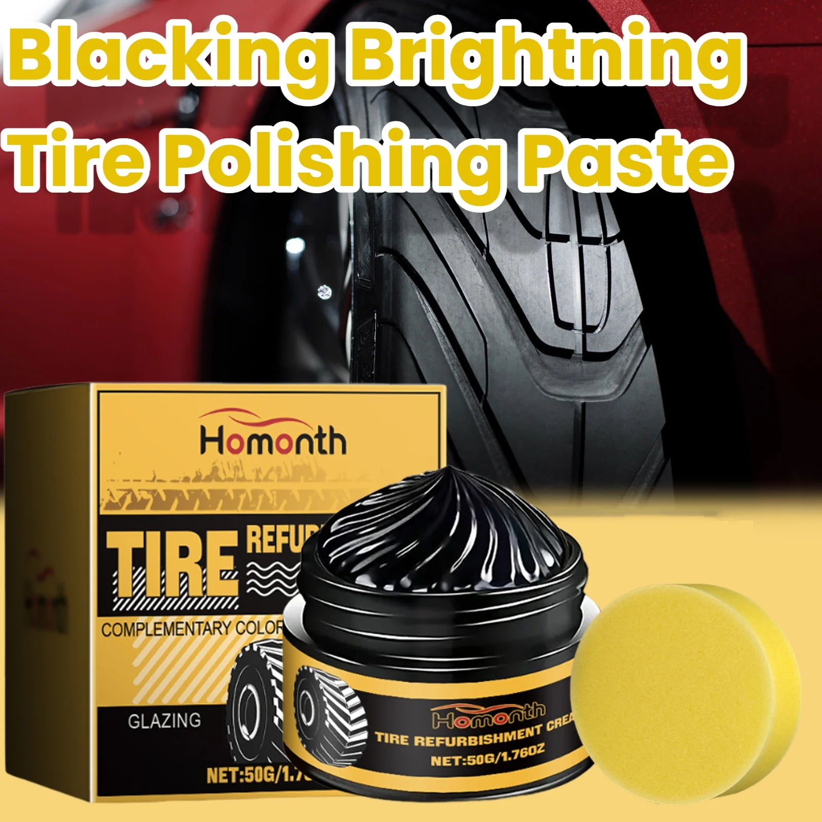Automotive Tire Polishing Paste and Rubber Sealant