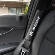 JDM Anime-Style Leather Seat Belt Shoulder Pads - Pair