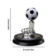 Solar-Powered Rotating Football Car Aroma Diffuser