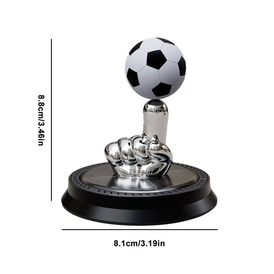 Solar-Powered Rotating Football Car Aroma Diffuser