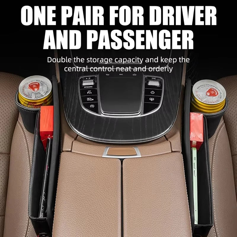Universal Car Seat Gap Filler and Storage Organizer