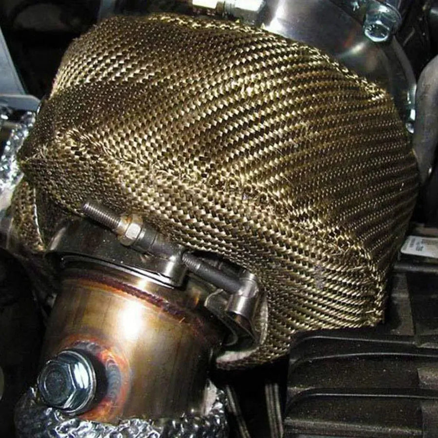 Fiberglass Turbocharger Heat Shield Blanket for T2–T6 Turbos