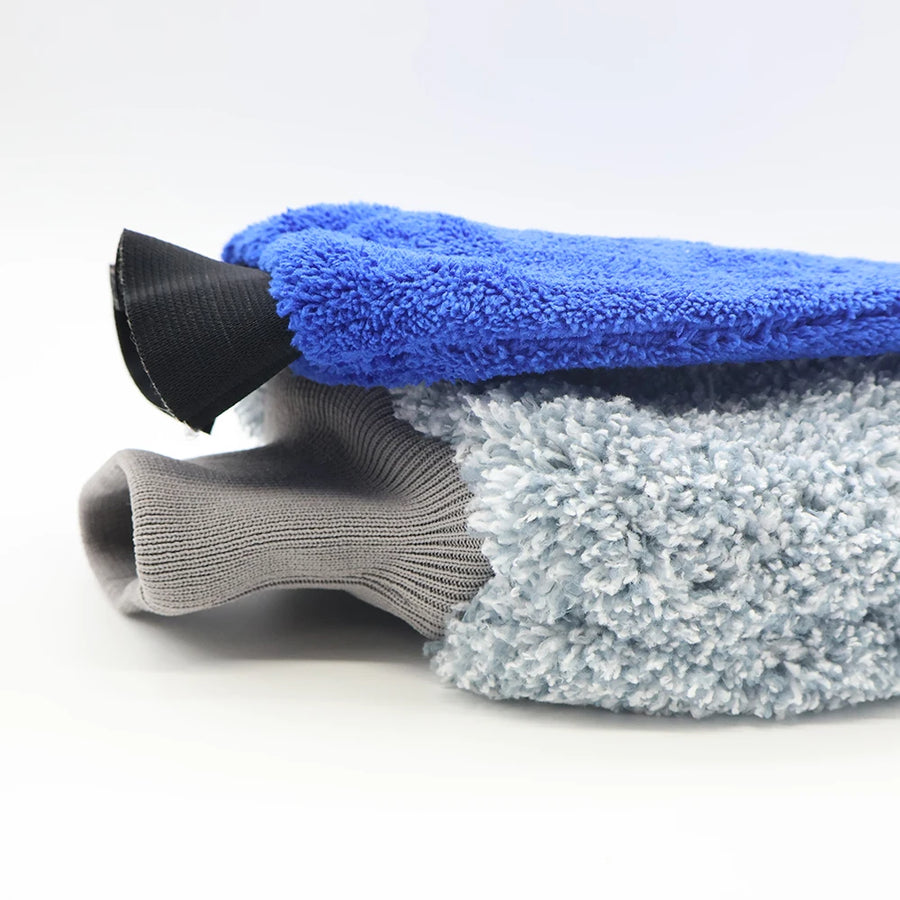 Thick Microfiber Car Wash Mitt, 26 x 22 cm