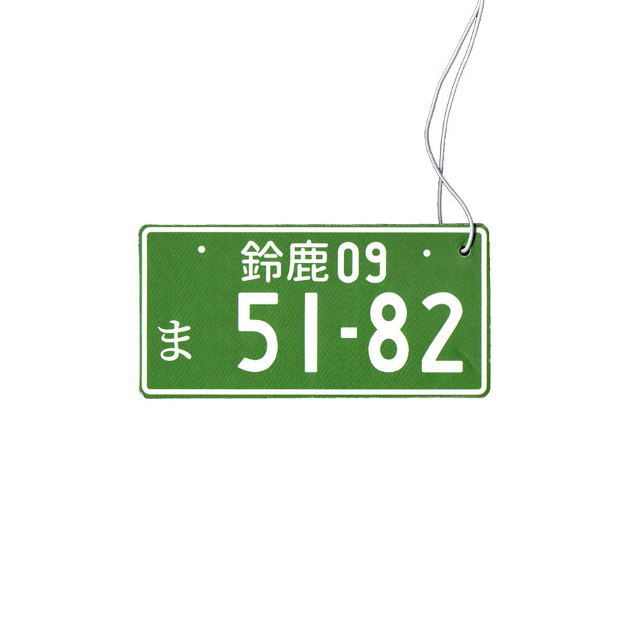 Japanese License Plate-Style Hanging Car Air Freshener