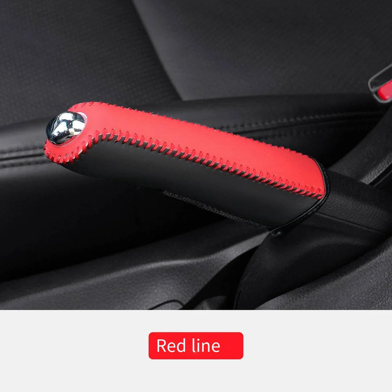 Universal PU Leather Handbrake Grip Cover