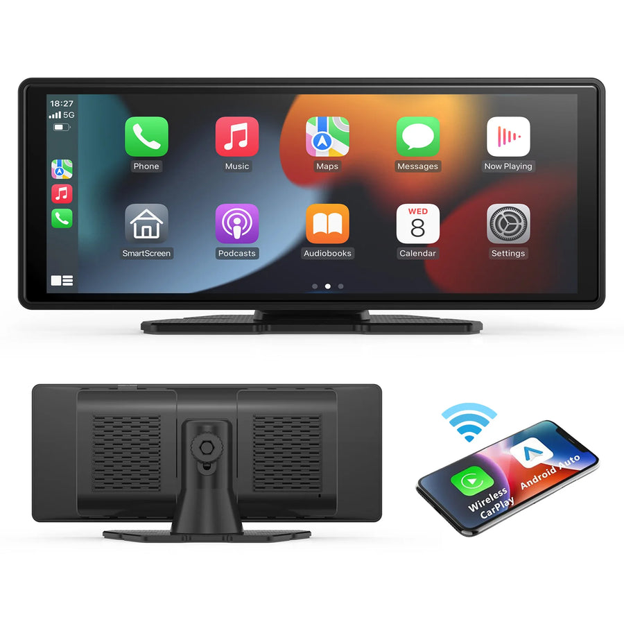 Portable Wireless CarPlay and Android Auto Display