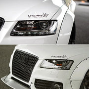 Reflective Headlight Eyelid Vinyl Decal