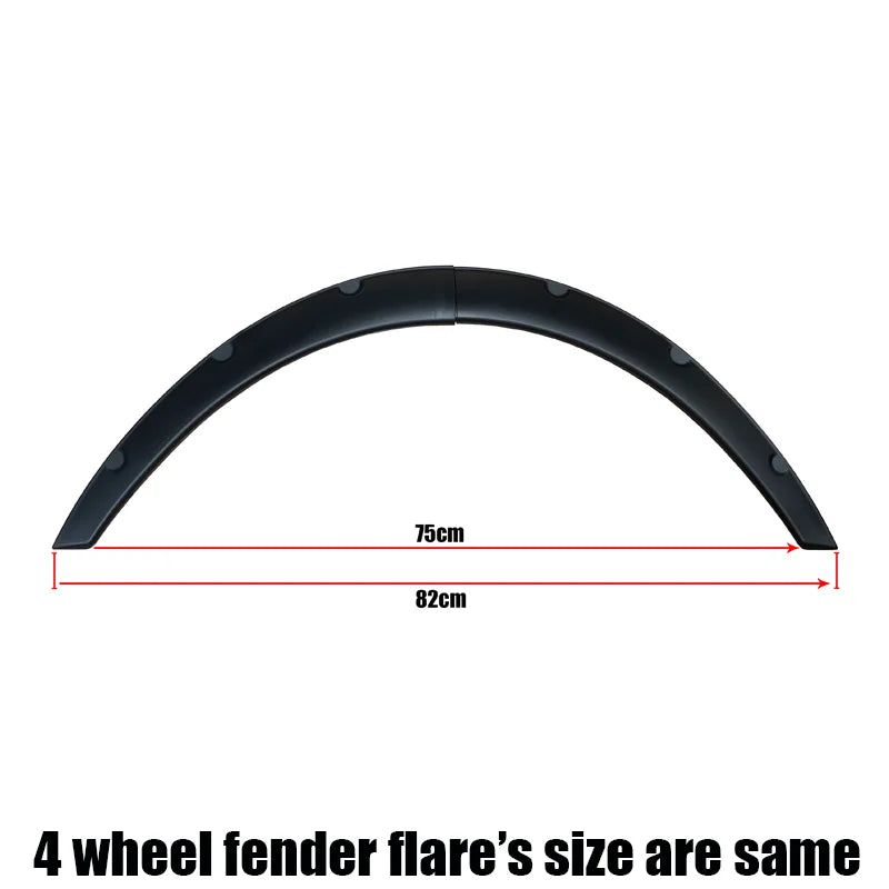 Fender Flare Kit for Volkswagen/Toyota/Ram/Mazda/Subaru/Tesla/Volvo/Scion