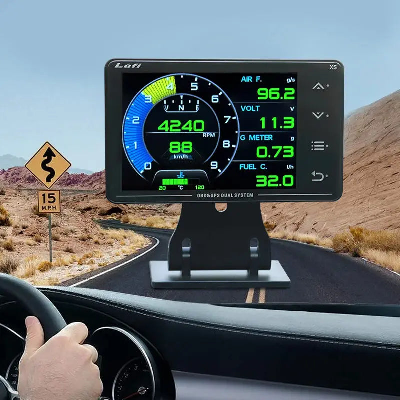 Lufi GPS/OBD2 Car Head-Up Display and Digital Performance Gauge