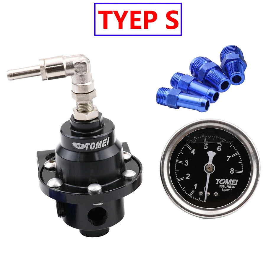 Adjustable Racing Fuel Pressure Regulator with Gauge