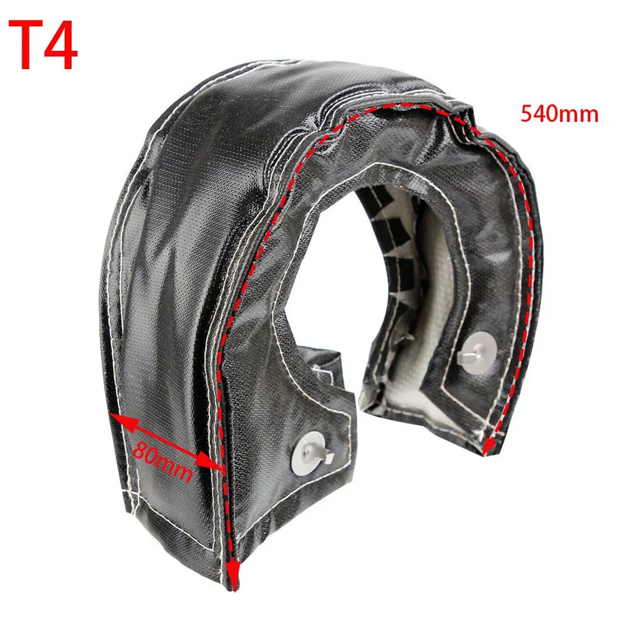 Titanium Turbocharger Heat Shield Blanket for T2–T6 Turbos