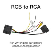 RGB-to-RCA Factory Camera Adapter for Volkswagen Passat B7, CC, Golf 6 and Tiguan
