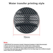 Carbon Fiber Fuel Door Cap Cover Trim for BMW