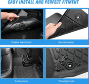 All-Weather TPE Floor Liners for 2013–2017 Honda Accord Sedan