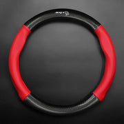 Breathable Nappa Leather Anti-Slip Steering Wheel Cover for Dodge Challenger, Charger, Dart & Ram 1500