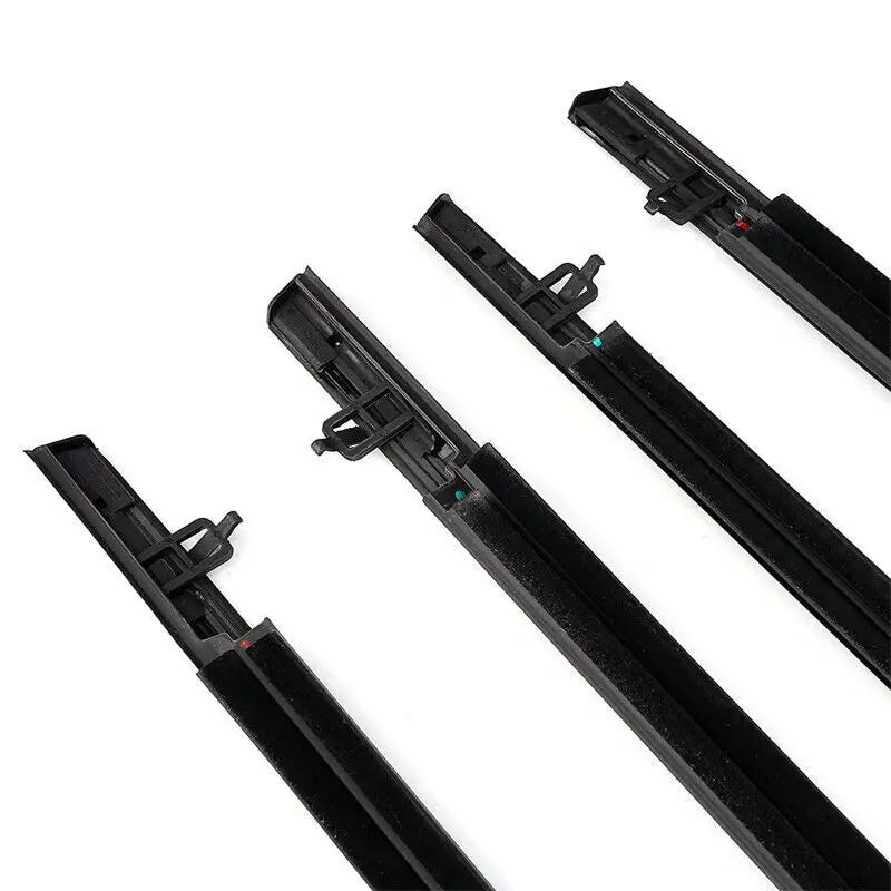 4-Piece Car Window Moulding Trim Weatherstrips Seal Fit for Honda Civic Sedan 06-11