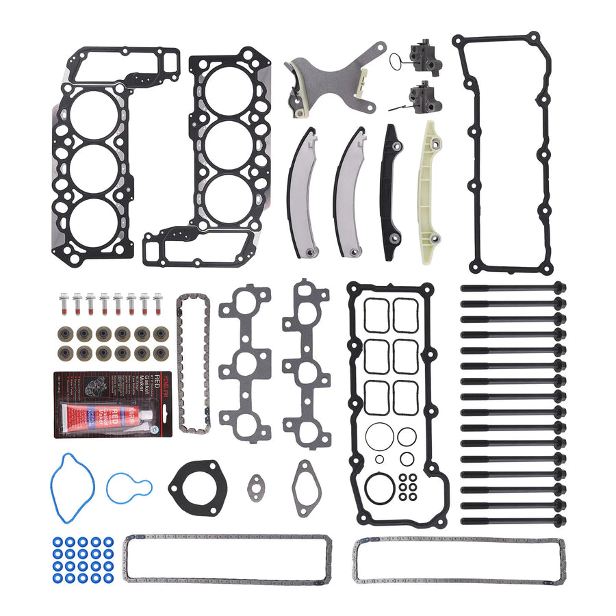 3.7L Head Gasket and Timing Chain Kit for 2002–2005 Dodge/Ram