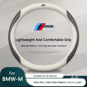 38 cm M-Style Ultra-Fiber Steering Wheel Cover