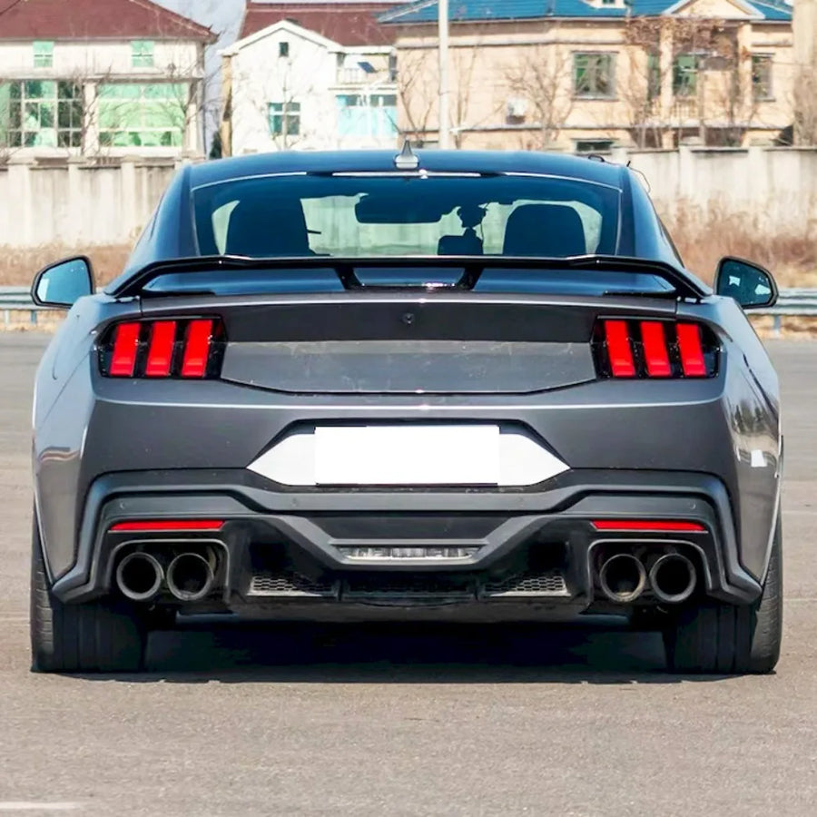 Dark Horse-Style Gloss Black Trunk Spoiler for 2024–2025 Ford Mustang