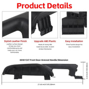 Front Left Driver Door Armrest Panel Black 88981548 15703701 for GMC Sierra Chevrolet Tahoe Silverado