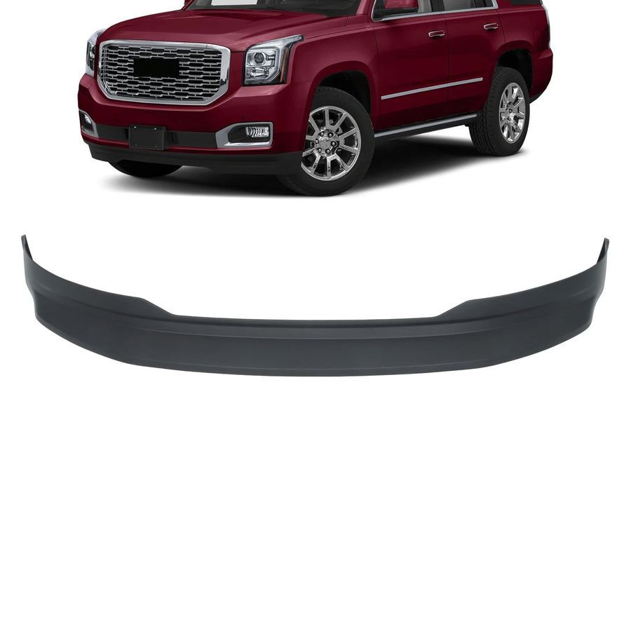 Black Front Lower Bumper Deflector for GMC Yukon 2015-2020
