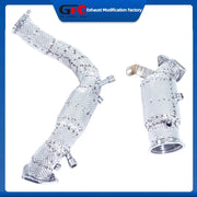 304 Stainless Steel 200-Cell Catted Downpipe for Audi A5 4WD 2020-2021