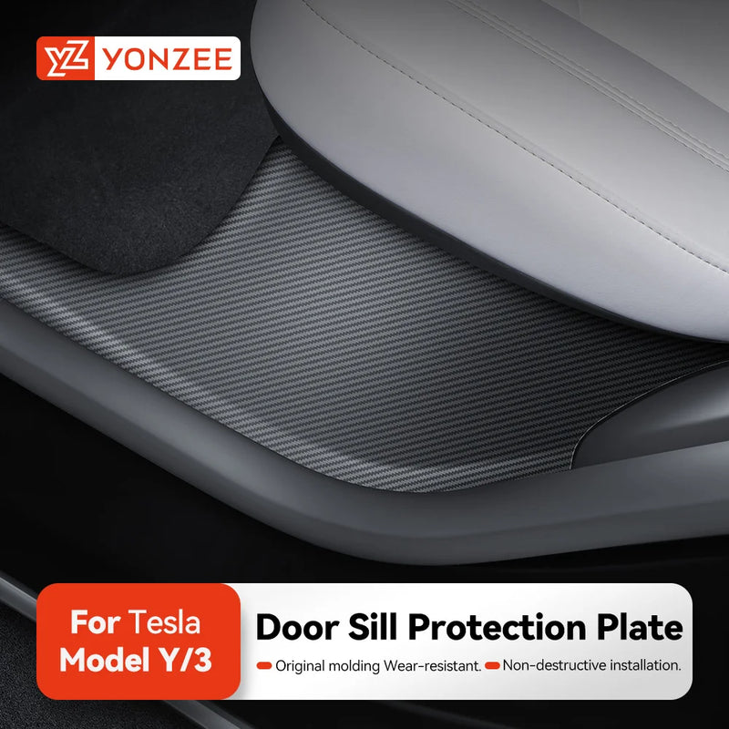 Door Protector Trim for Tesla Model 3 Y 2021-2025