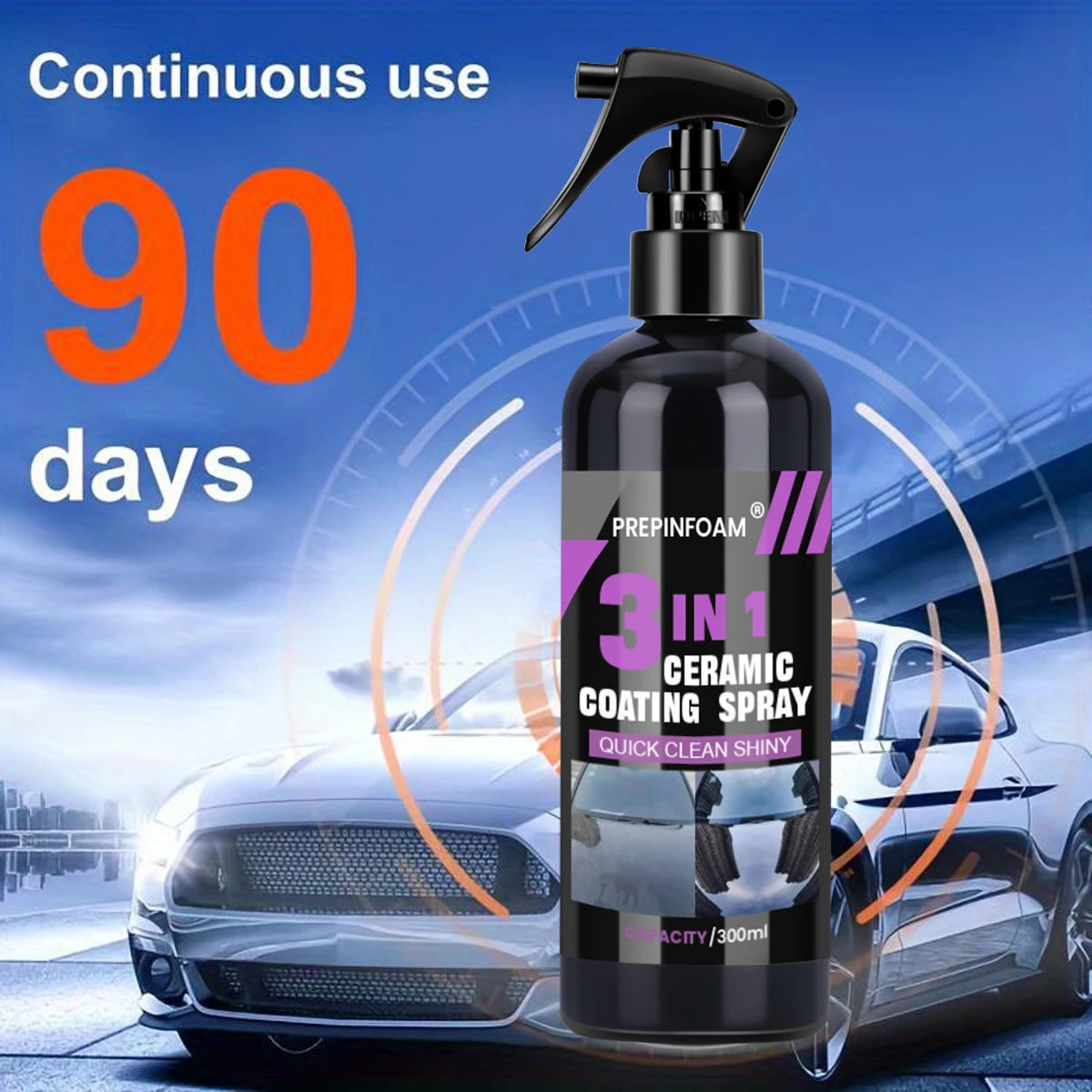 3-in-1 Nano Ceramic Paint Coating Spray