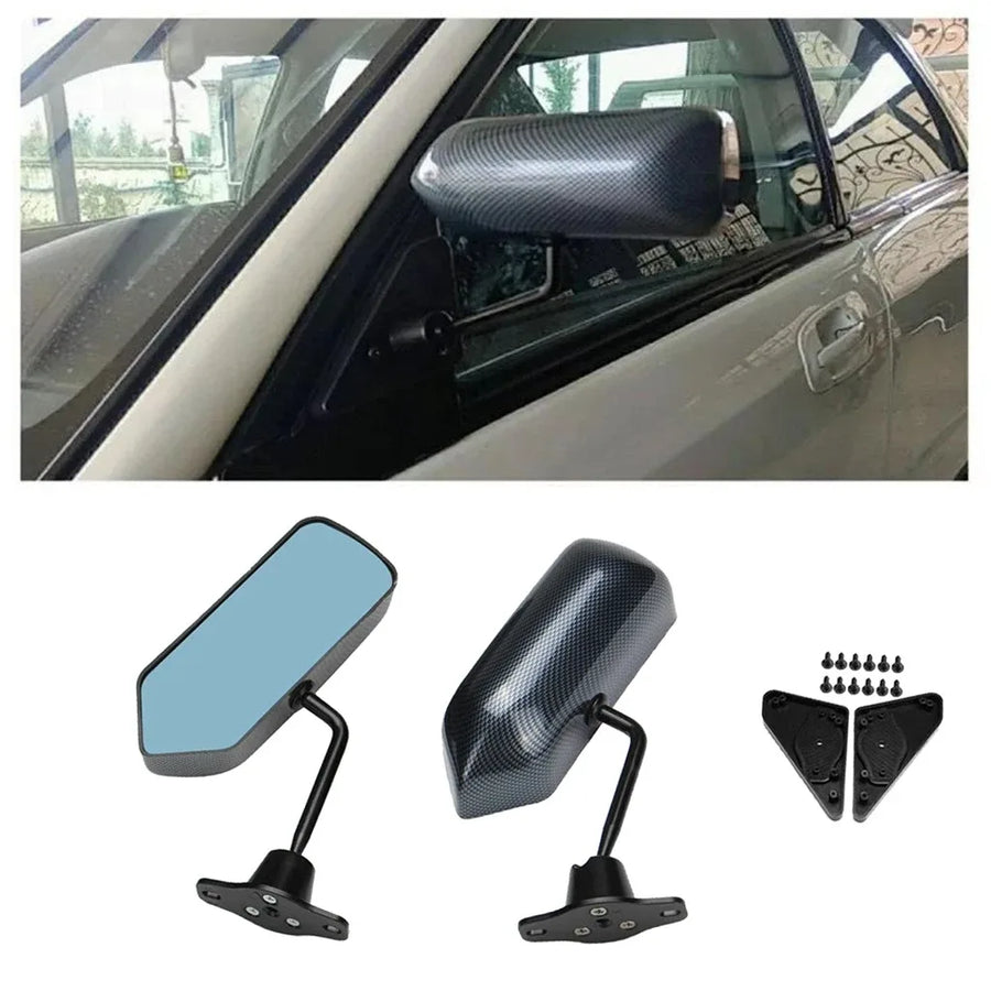 Retro F1-Style Side Mirrors for 1989–1997 Mazda MX-5 Miata – Pair