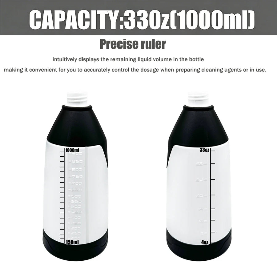 1 L Adjustable Trigger Spray Bottle for Car Detailing