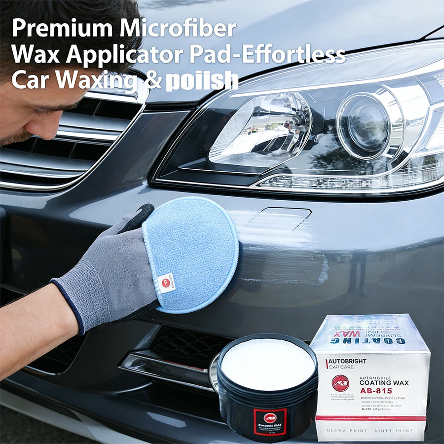 5-Inch Pocket Microfiber Wax Applicator Pads