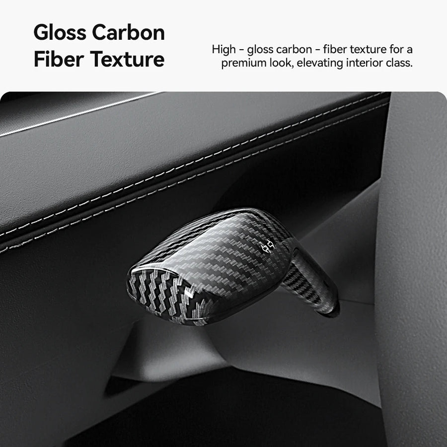 Gear Shift Lever Cover for Tesla Model 3/Y Highland and Juniper 2025