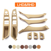 LHD RHD Beige Black Brown Oyster Car Interior Door Armrest Inside Pull Handle Set for BMW 5 Series F10