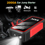 600A-2000A 12V Portable Car Jump Starter and Power Bank