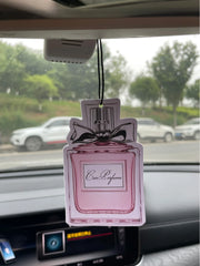 Perfume Bottle Pattern/Freesia Fresh Scent Car Air Freshener