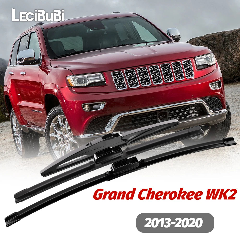 Front & Rear Windshield Wiper Blade Set for Jeep Grand Cherokee WK2 2013-2020