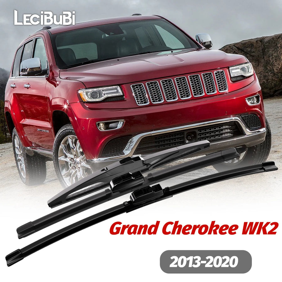Front & Rear Windshield Wiper Blade Set for Jeep Grand Cherokee WK2 2013-2020