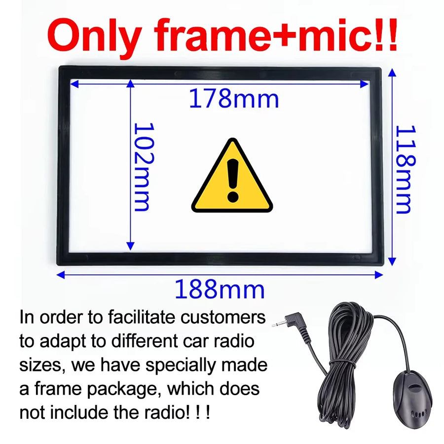 7-Inch Double-DIN CarPlay and Android Auto Touchscreen Receiver