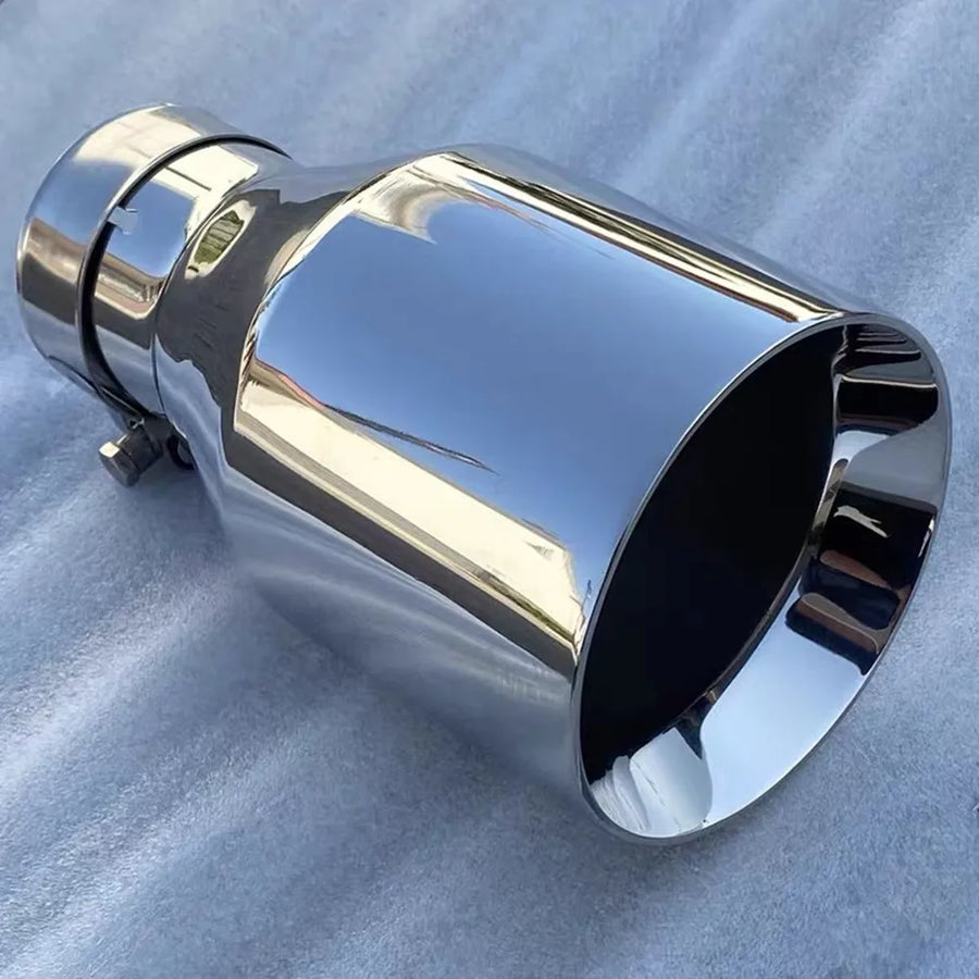Universal Stainless Steel Exhaust Tip, 76/101mm