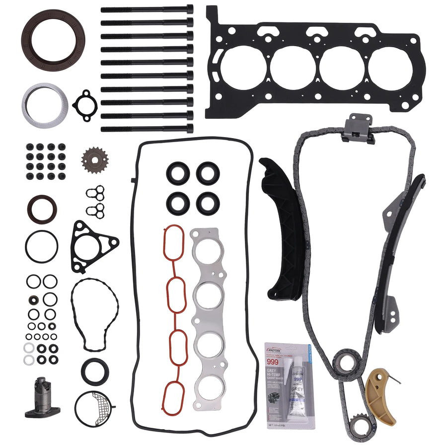 Head Gasket and Timing Chain Kit for 2008–2016 2ZR-FE 1.8L Engines