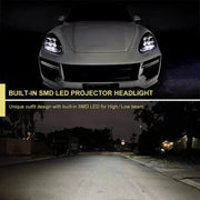 LED Headlight Assembly Set for 2011, 2012, 2013, 2014, 2024 Porsche Cayenne