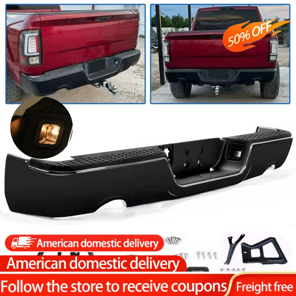 Rear Bumper Assembly for 2009–2018 Dodge Ram 1500