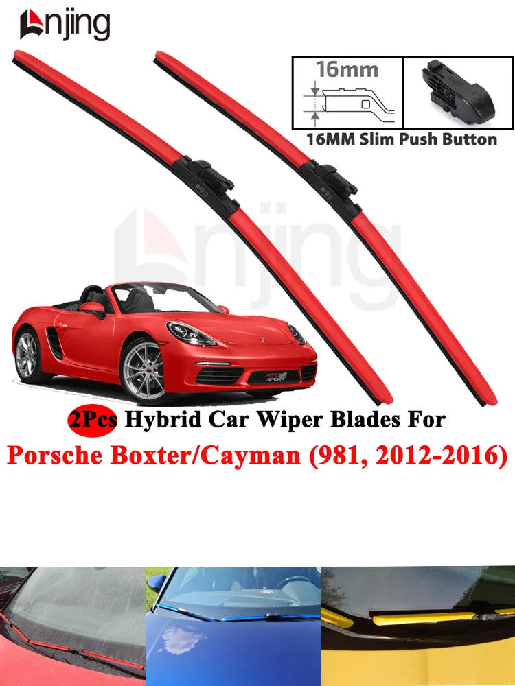 Windshield Wiper Blade Set for Porsche Boxster Cayman 981 2012-2016