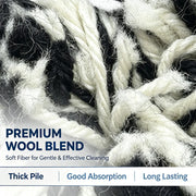 Wool Polishing Pad, 7-Inch Backing & 9-Inch Face