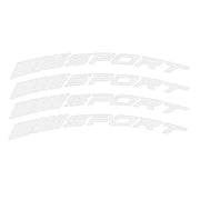 4-Piece Reflective Wheel Rim Decal Set