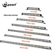 LED Work Light Bar – Spot Beam, 12V–24V