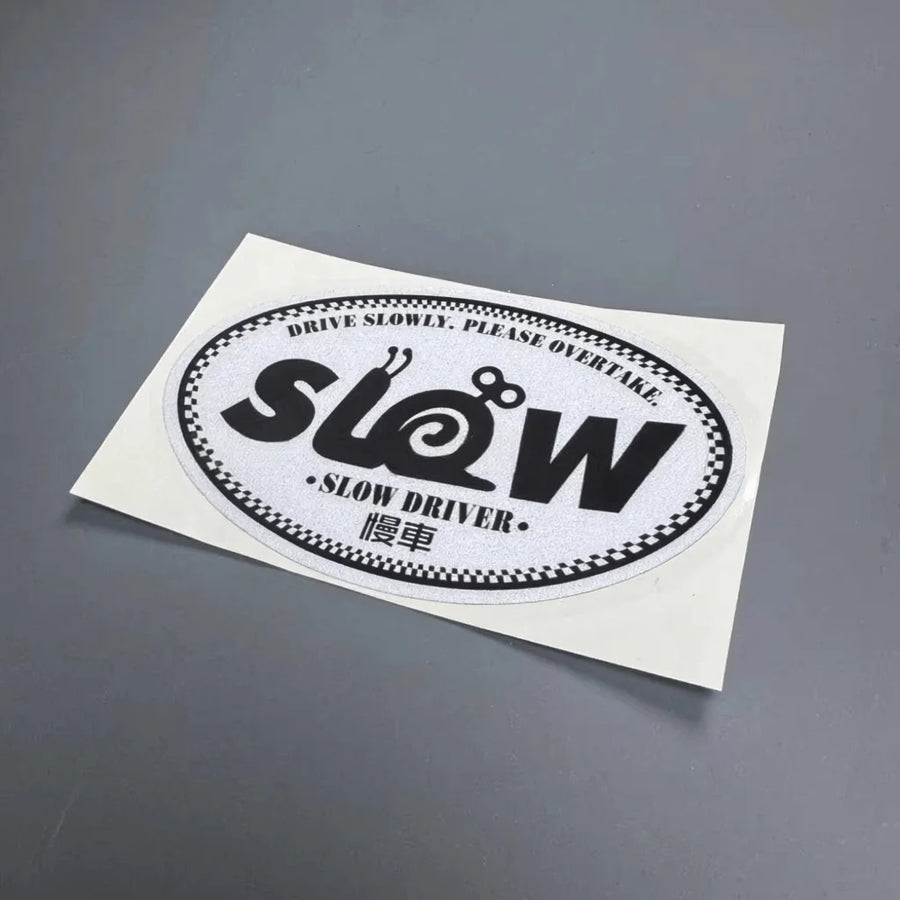 JDM “Super Slow Driver” Waterproof Vinyl Decal – Multiple Colors
