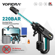 5-in-1 Cordless Pressure Washer Gun for 18V Tool Batteries